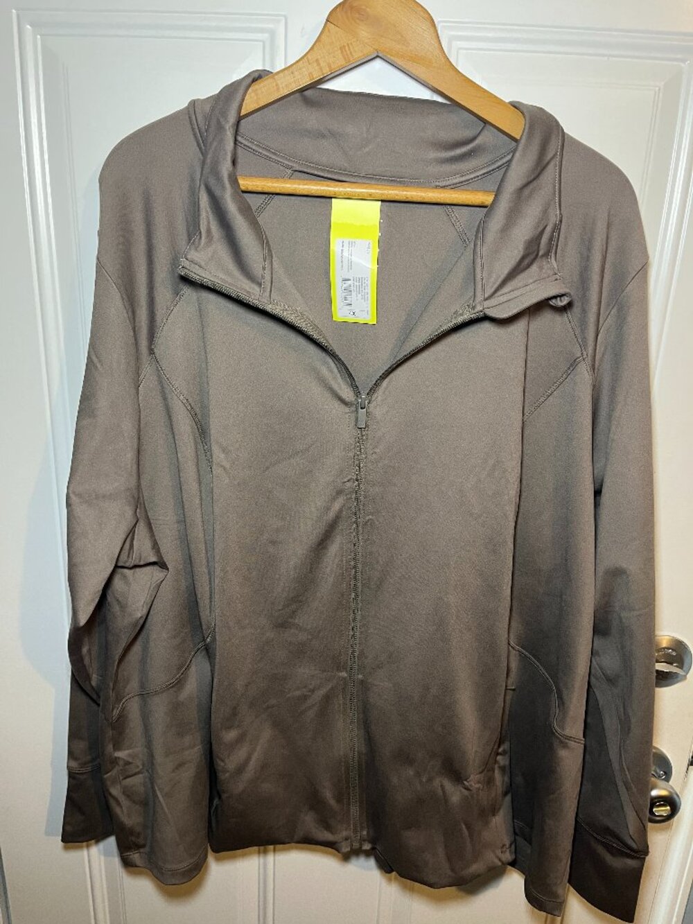 All In Motion 4X Taupe Zip Jacket NWT